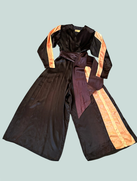 1940s sportwear palazzo jumpsuit