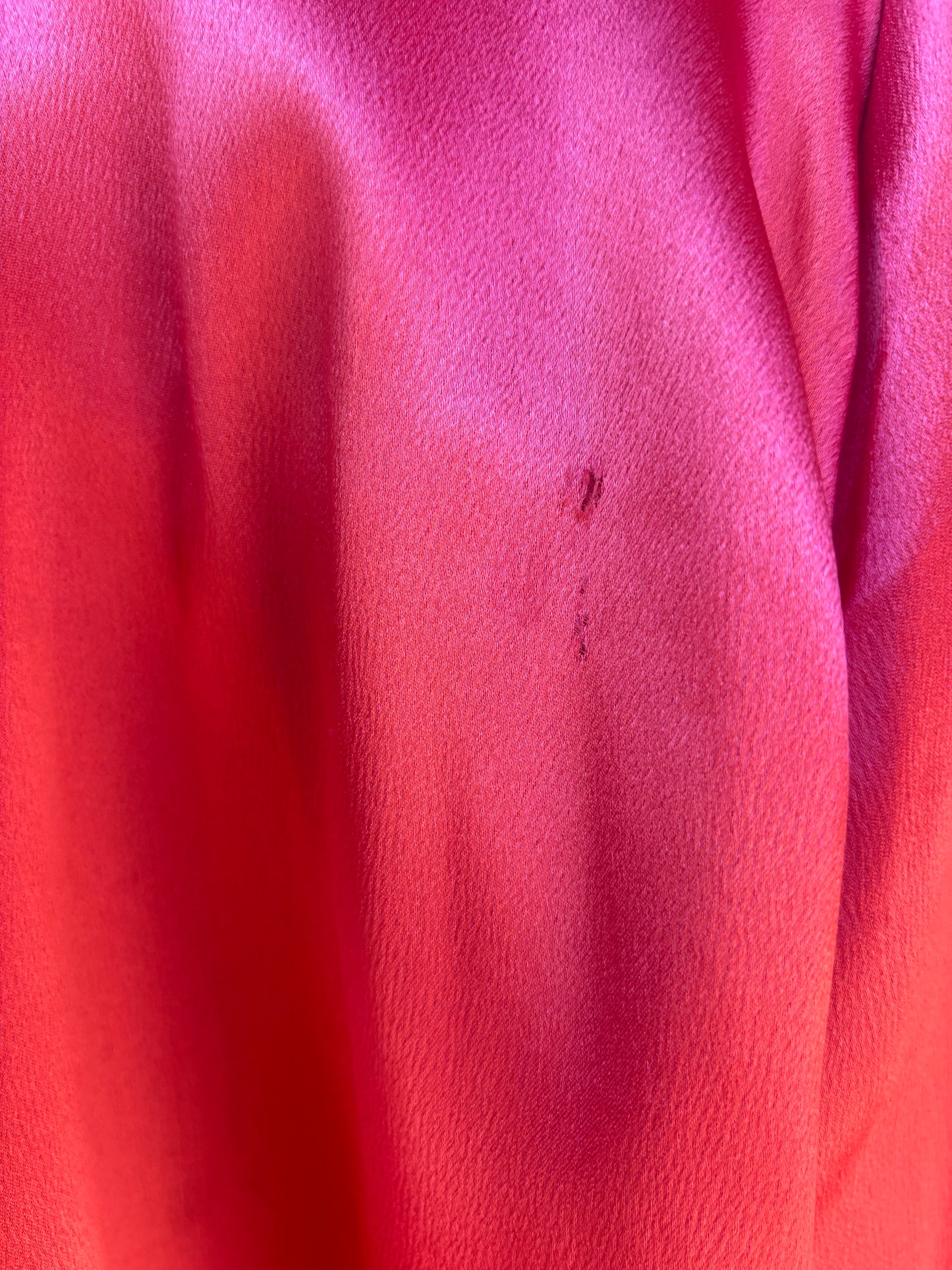 1940s brilliant pink satin palazzo pants