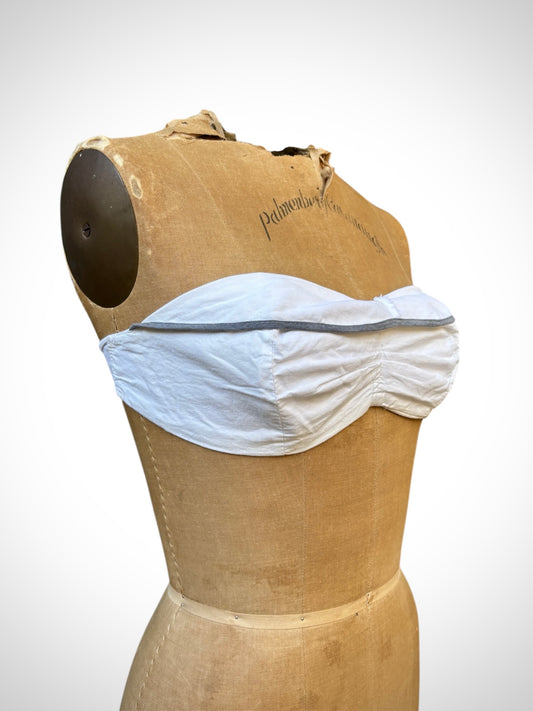 1950s strapless cotton sun top