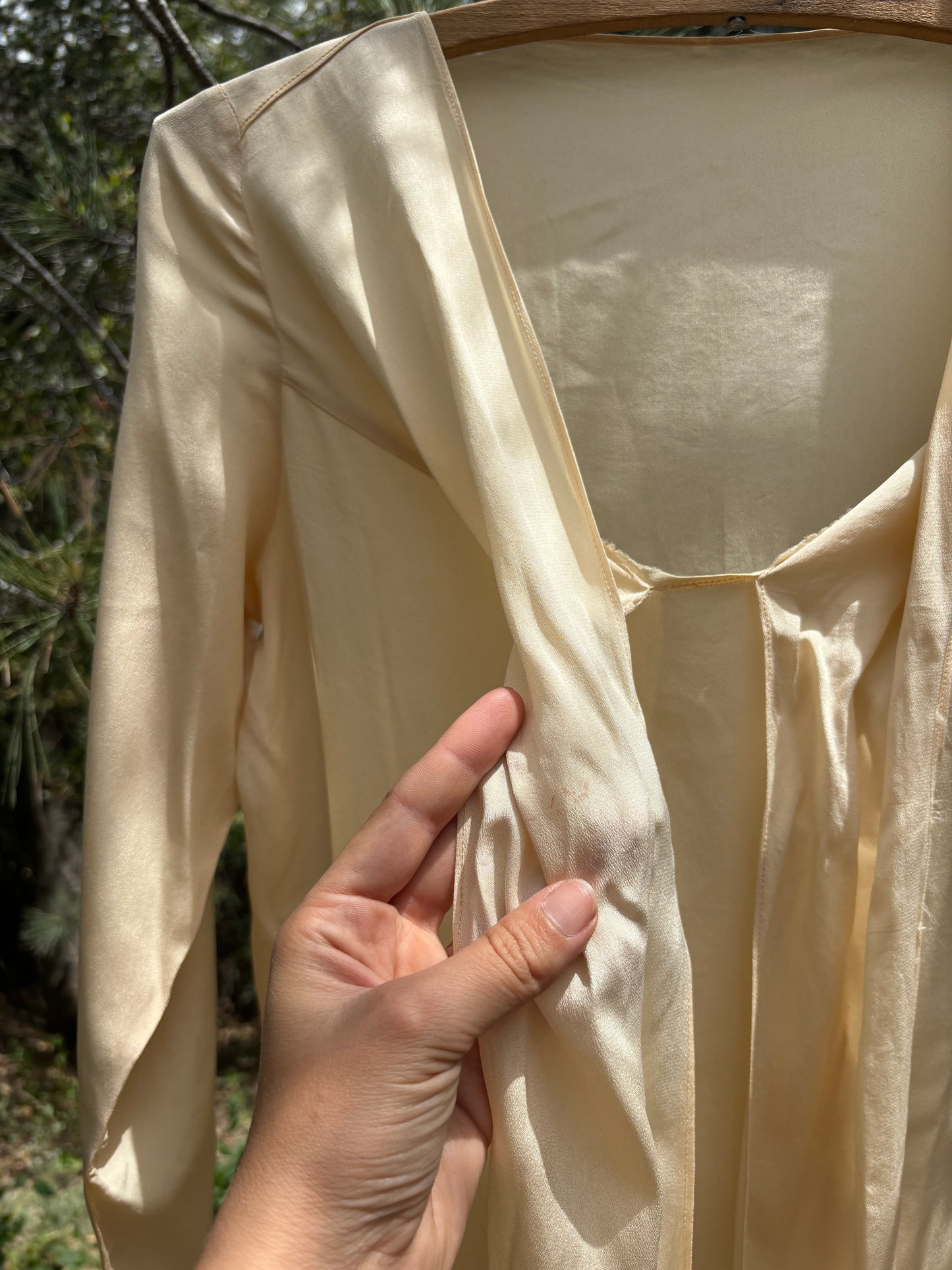 1930s sailor style rayon blouse