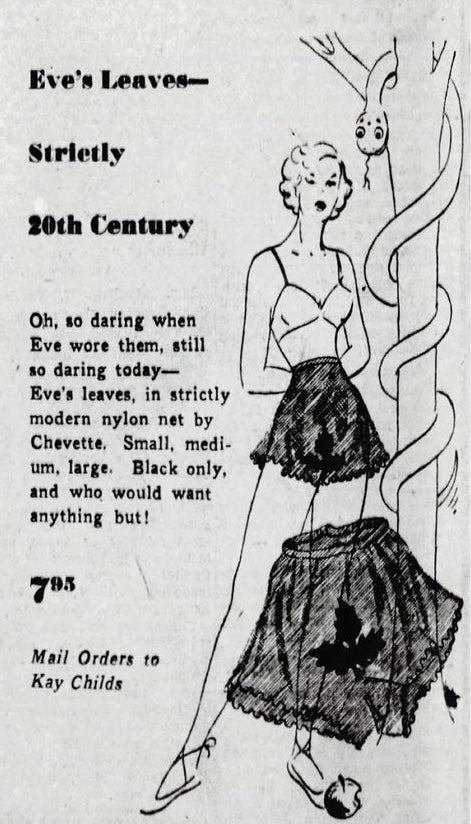 “Eve’s Leaves” 1940s tap shorts