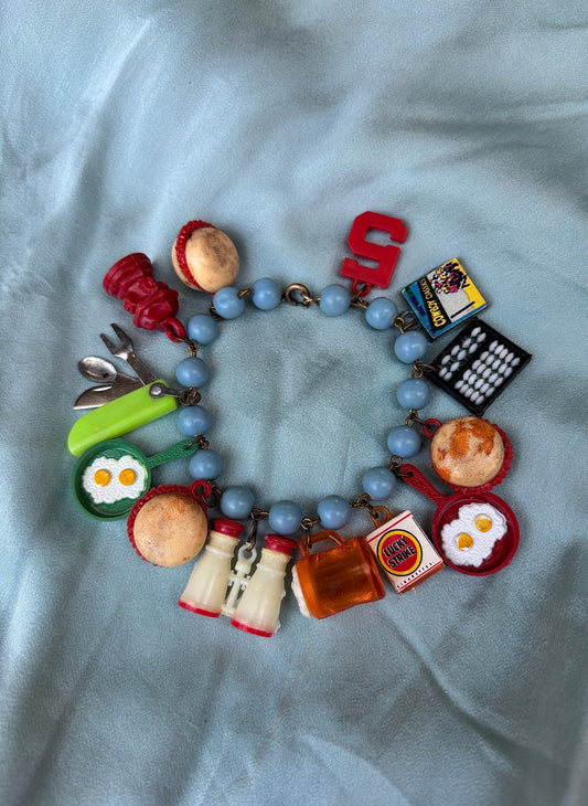 1960s “breakfast of champions” charm bracelet
