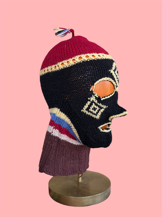 1930s wool knit ski mask