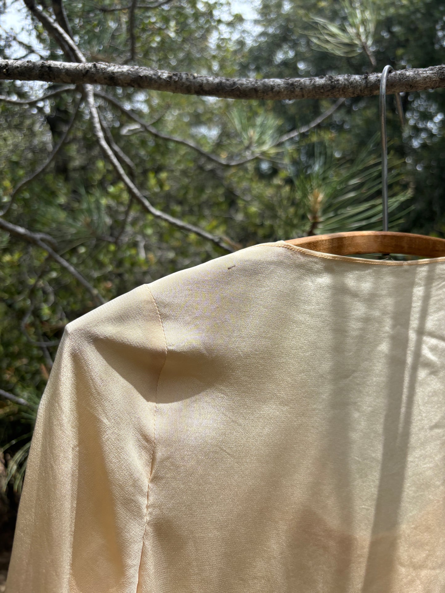 1930s sailor style rayon blouse