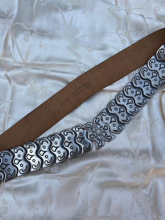Made in France bohemian metal belt