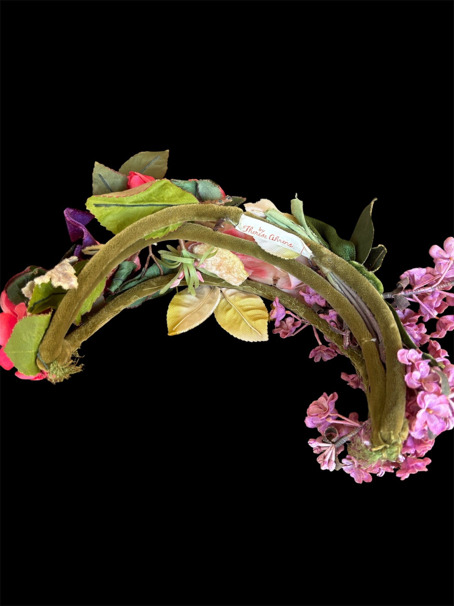 1950s enchanting floral crown