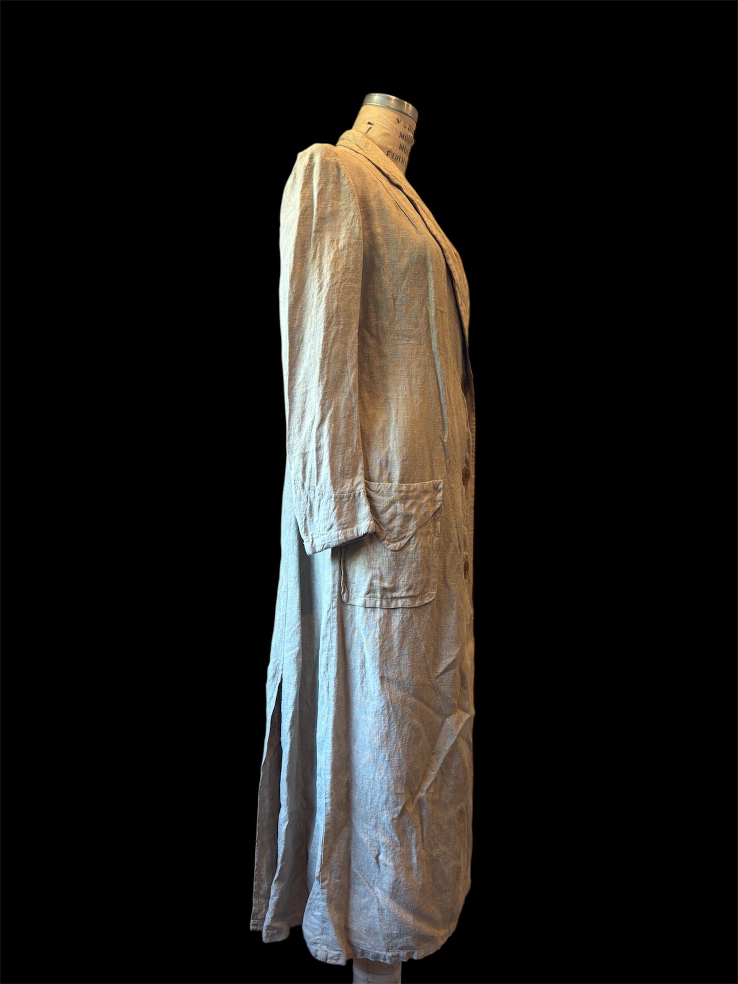 1910s/20s linen sportswear duster