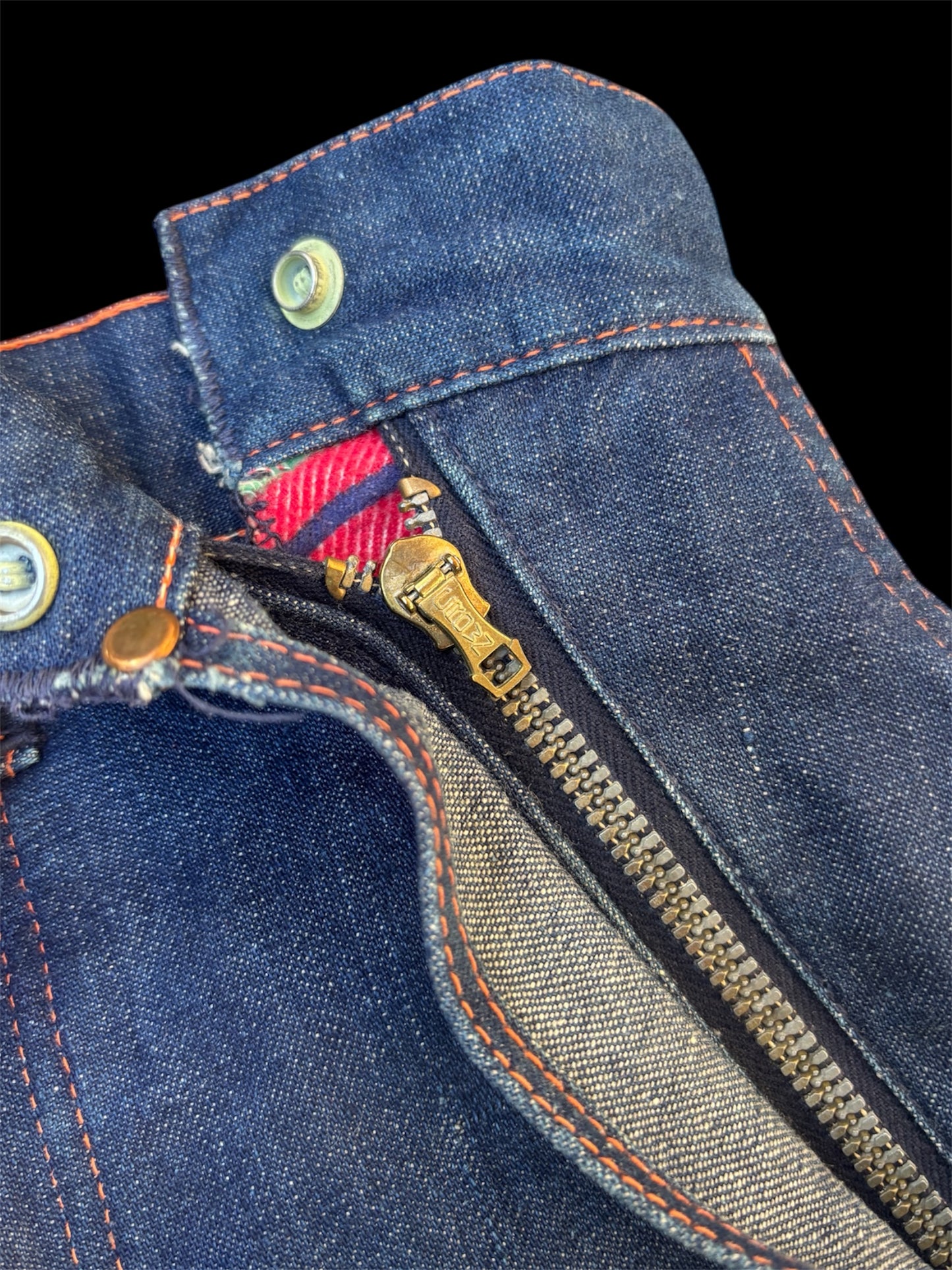 1950s flannel lined size zips 27/28