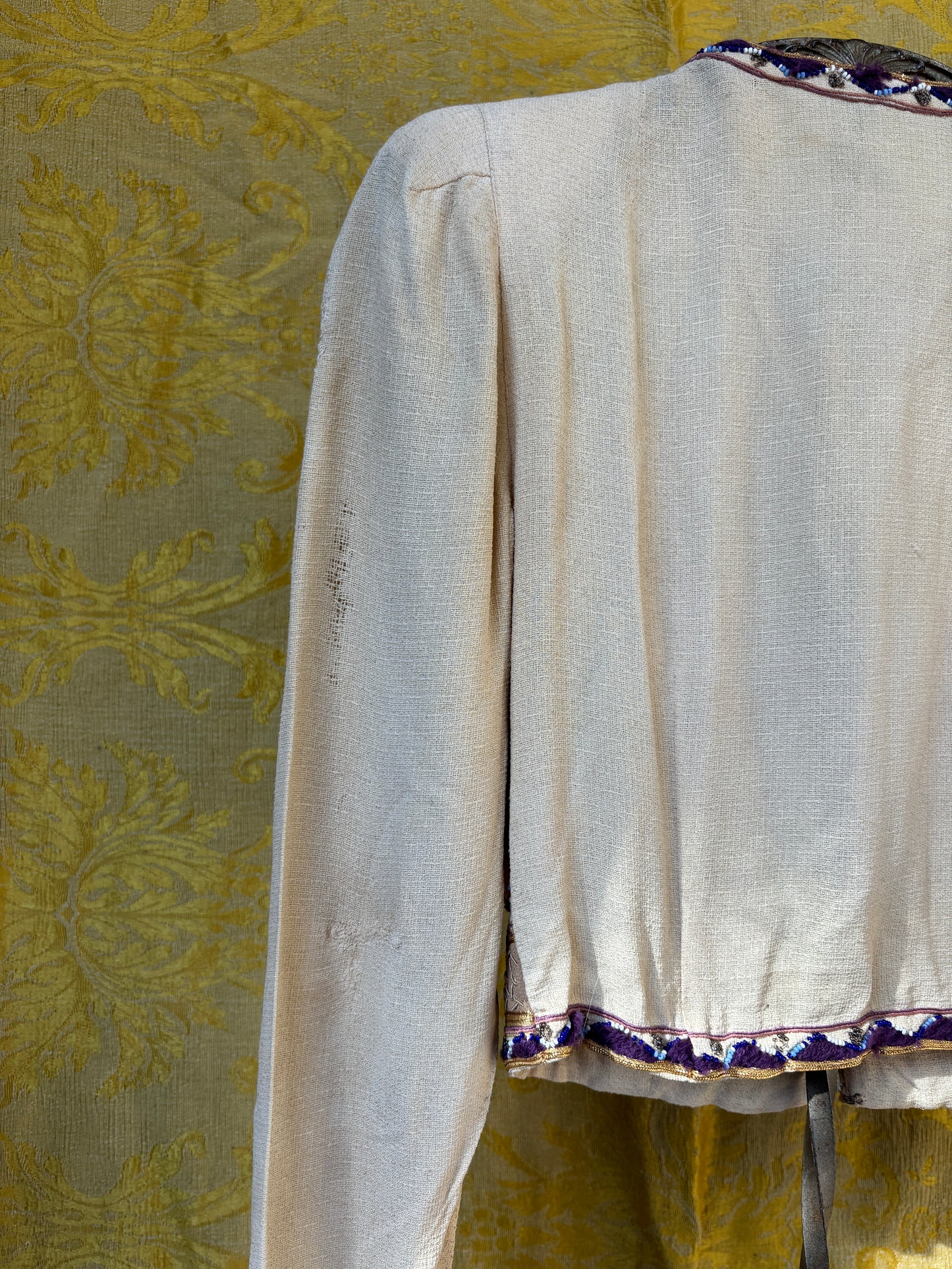 1930s beaded & embellished jacket