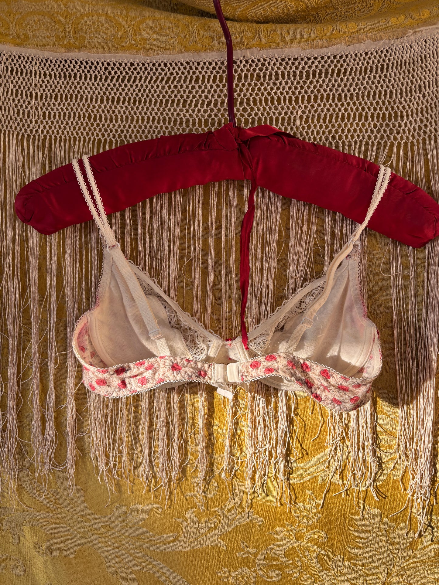 1990s rosette balconette bra