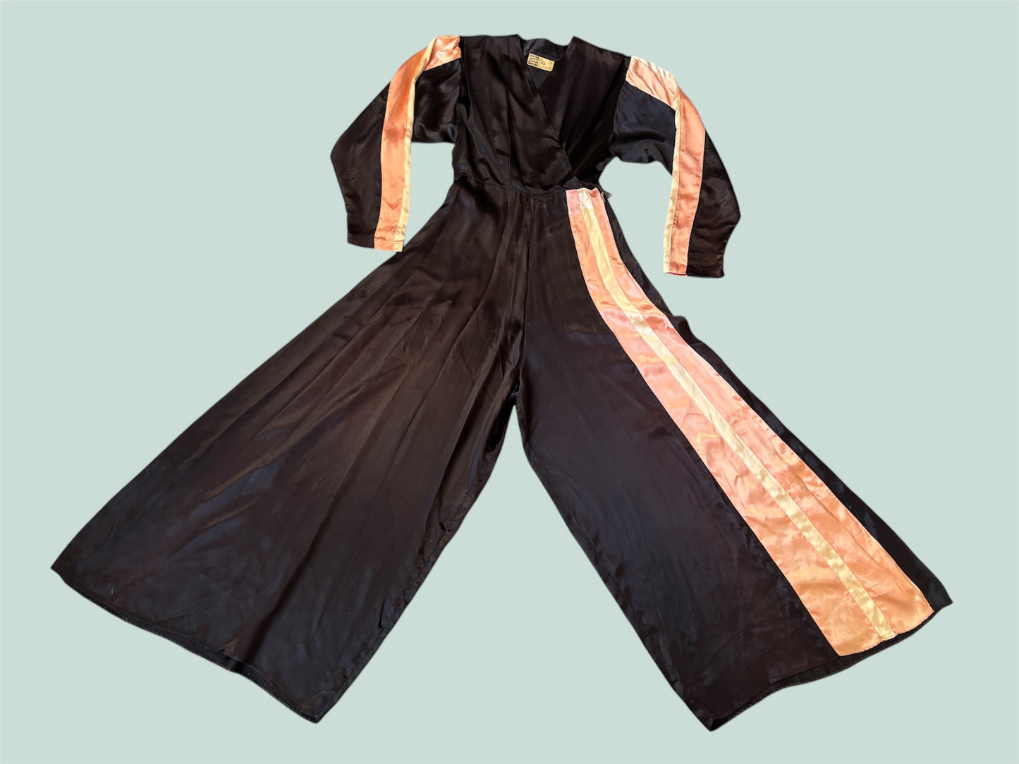 1940s sportwear palazzo jumpsuit