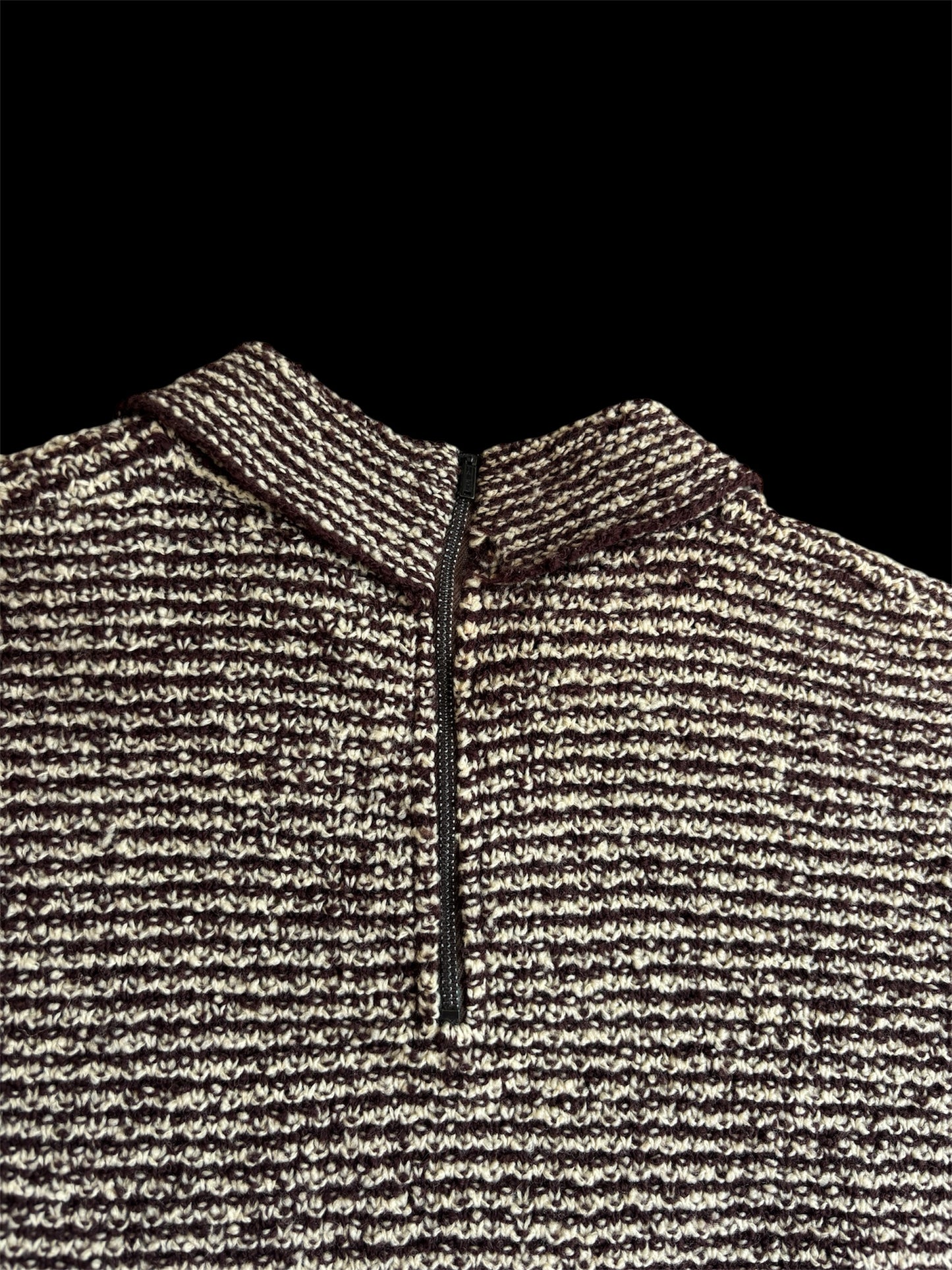 1940s/50s belted bouclé knit sweater