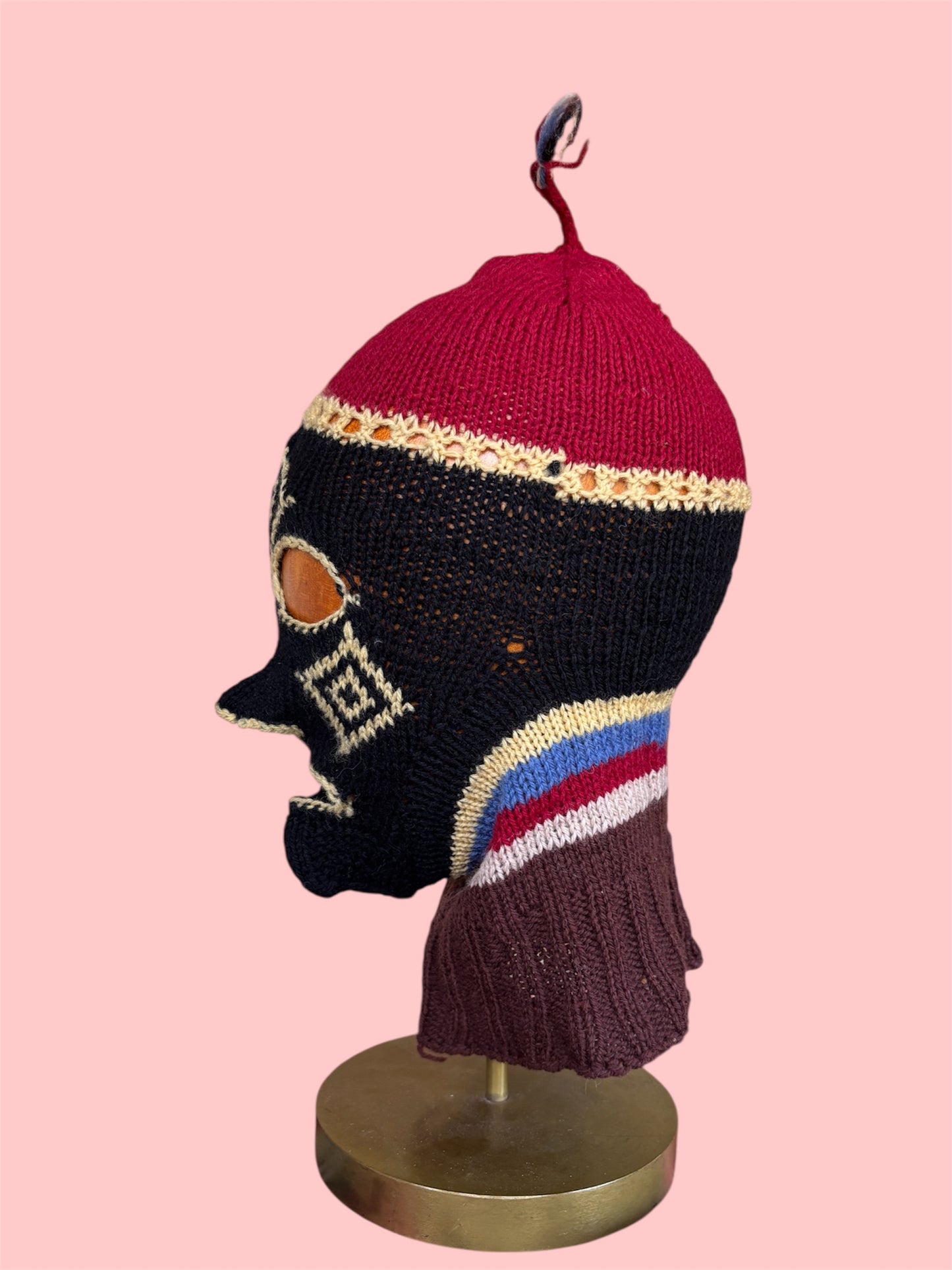 1930s wool knit ski mask