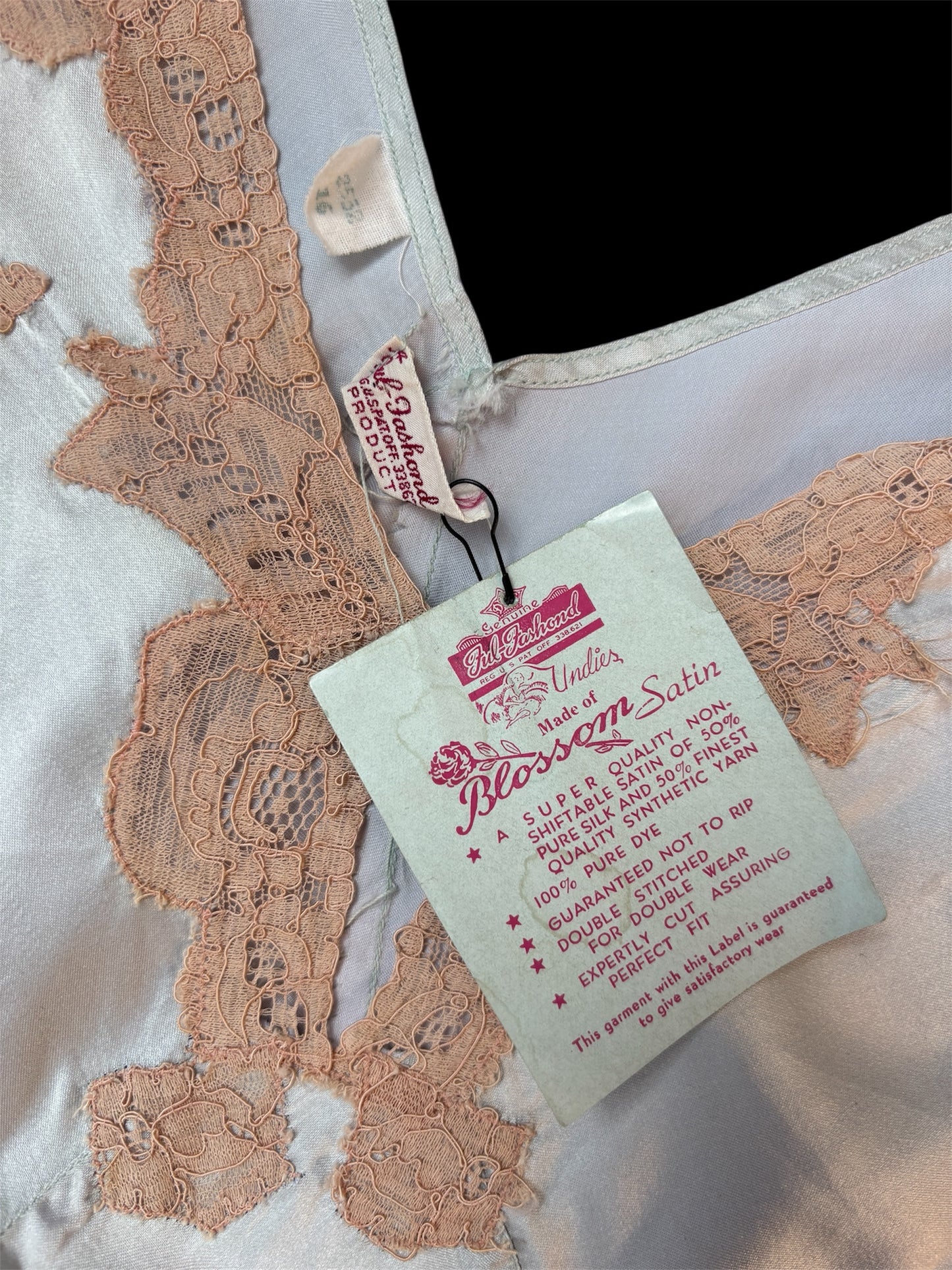 1930s NOS icey blue silk loungewear set