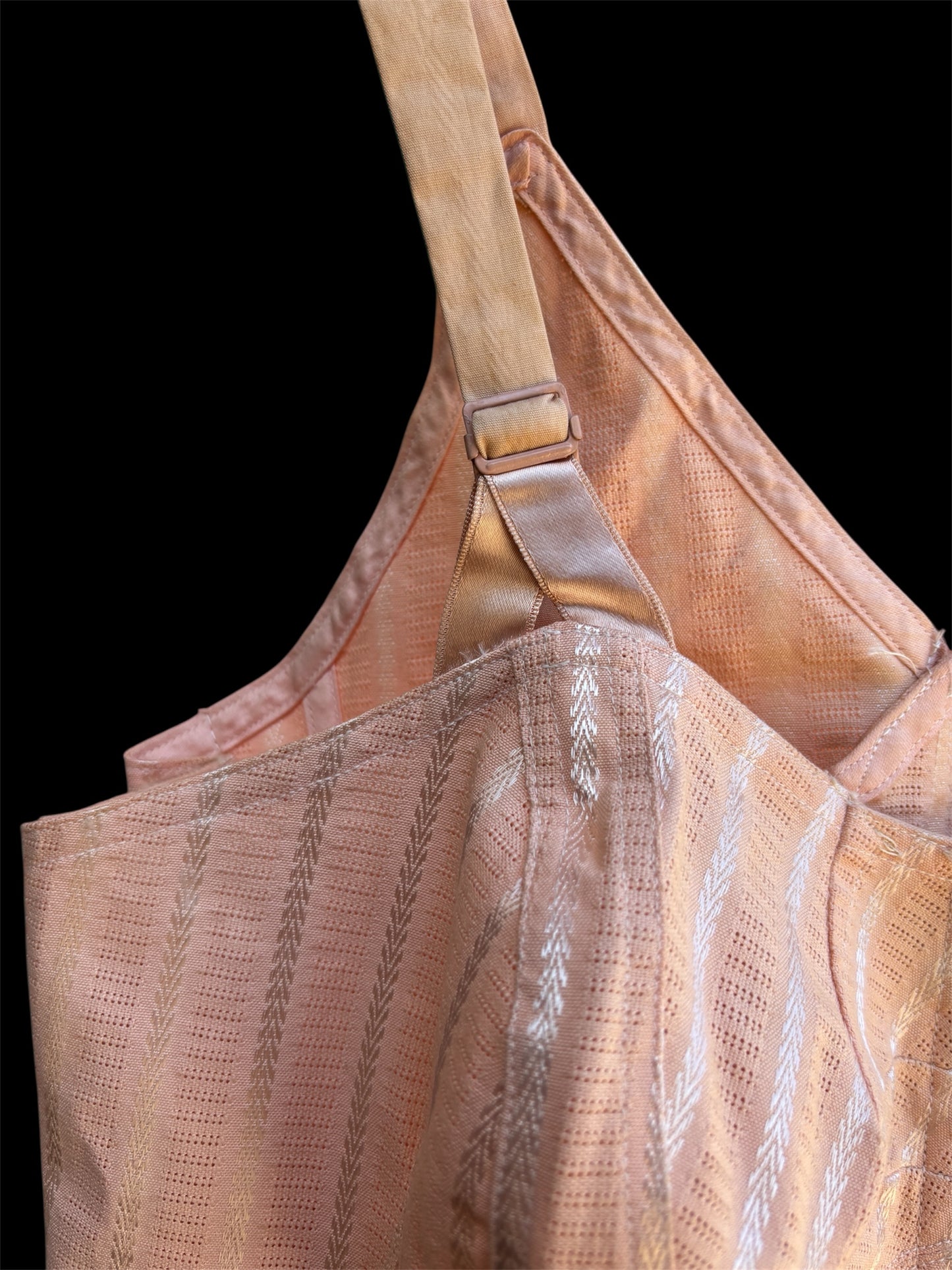 1930s jacquard bustier corset top