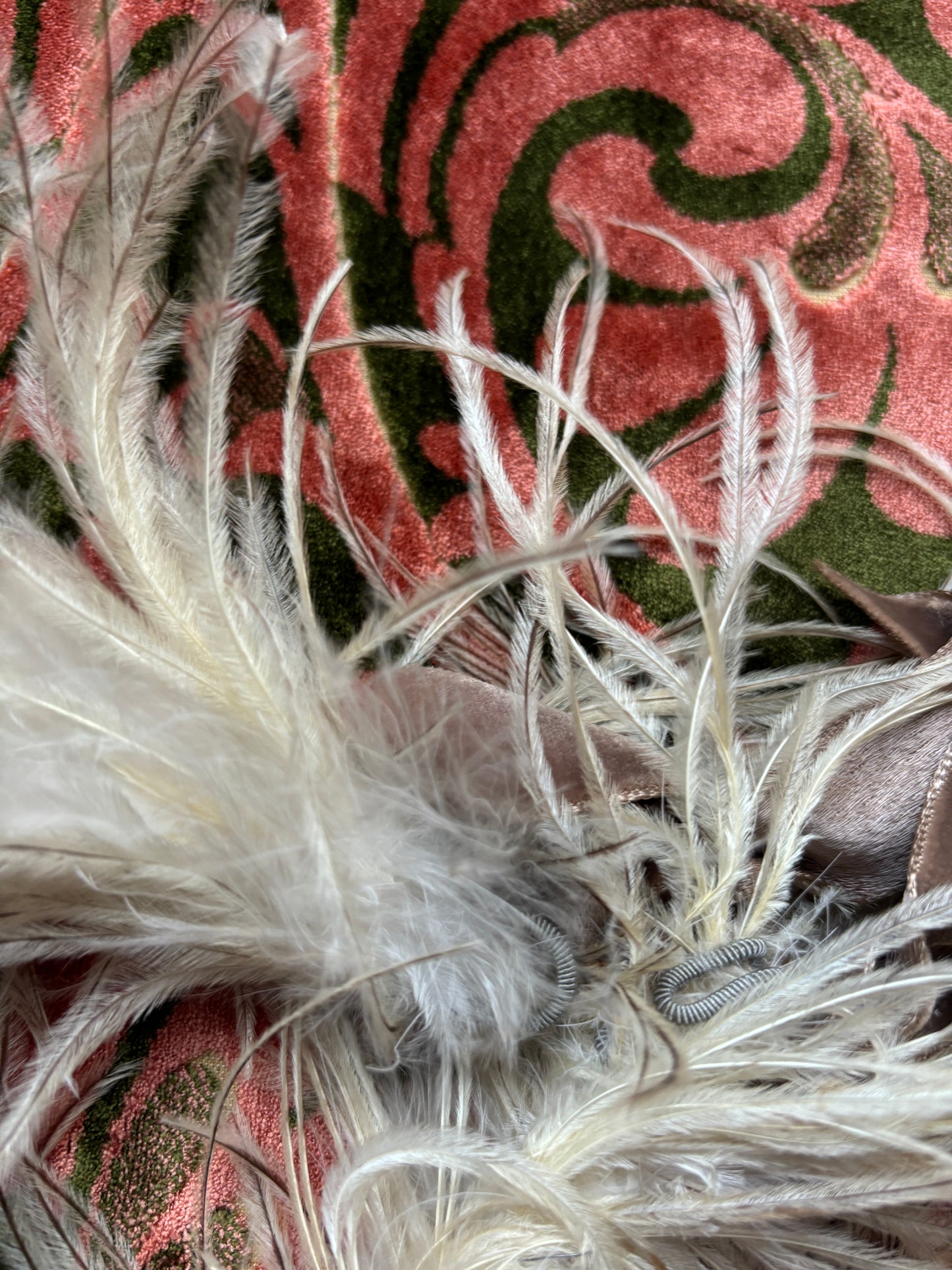 Old Hollywood ostrich feather boa/capelet