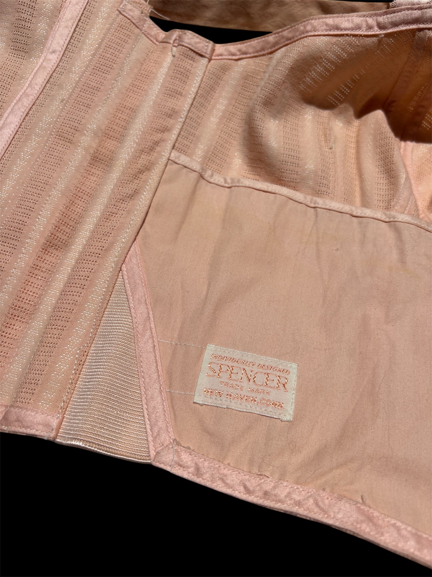1930s jacquard bustier corset top