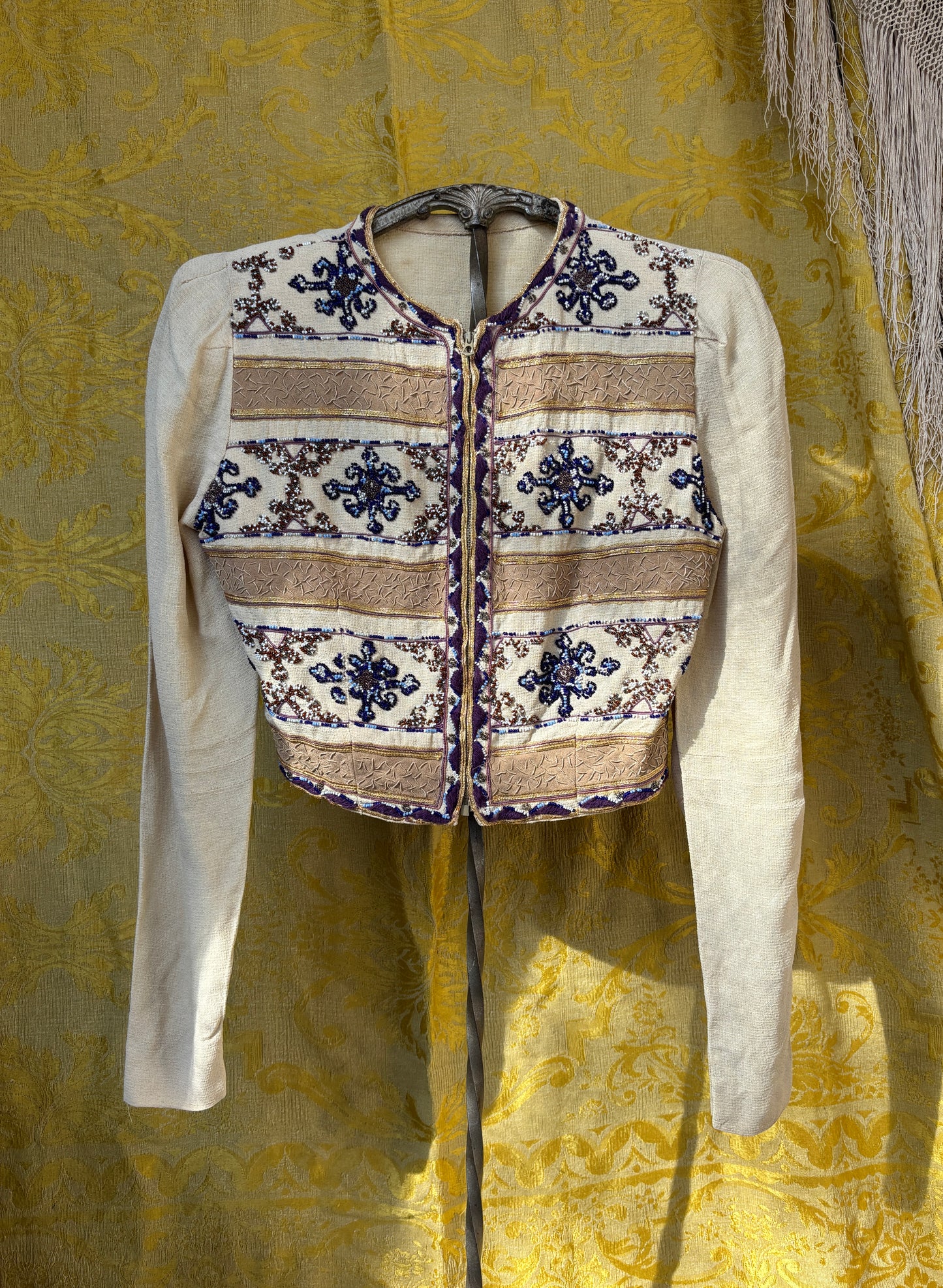 1930s beaded & embellished jacket