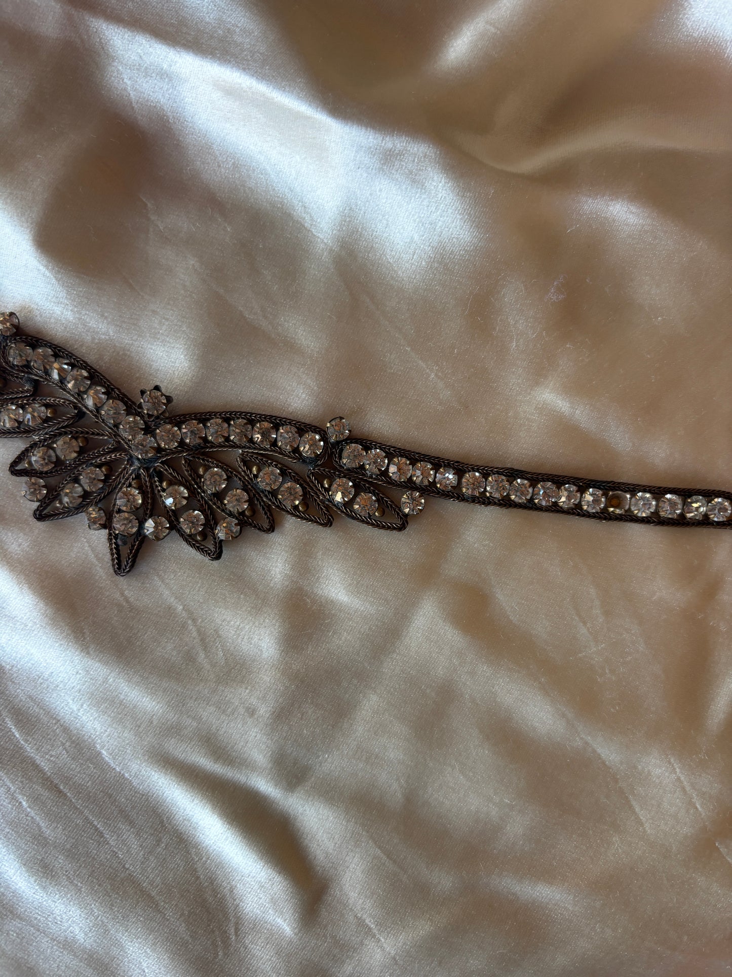 1920s diamanté headband crown