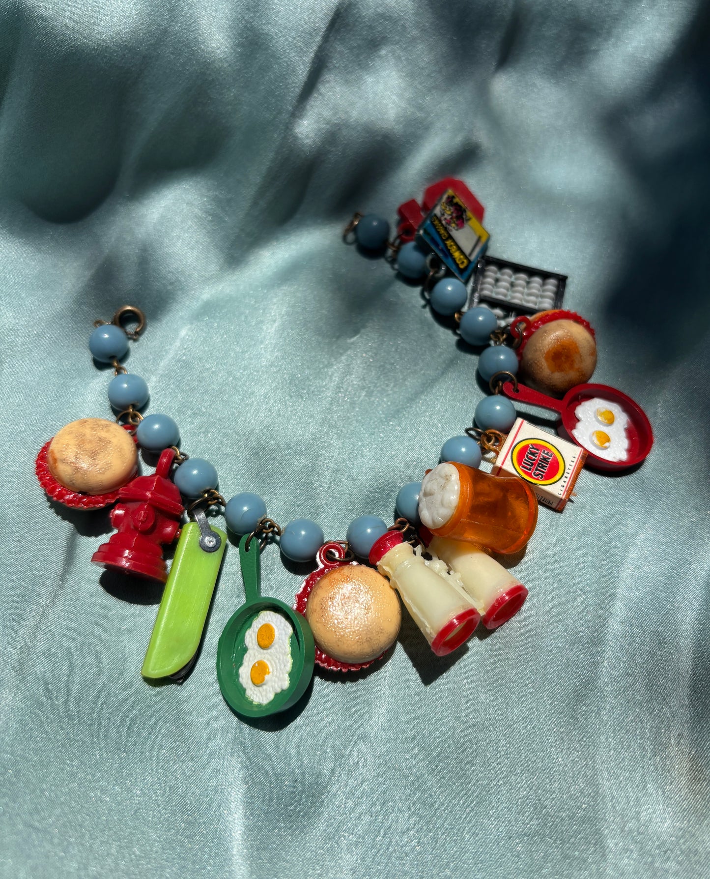 1960s “breakfast of champions” charm bracelet