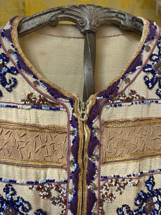 1930s beaded & embellished jacket