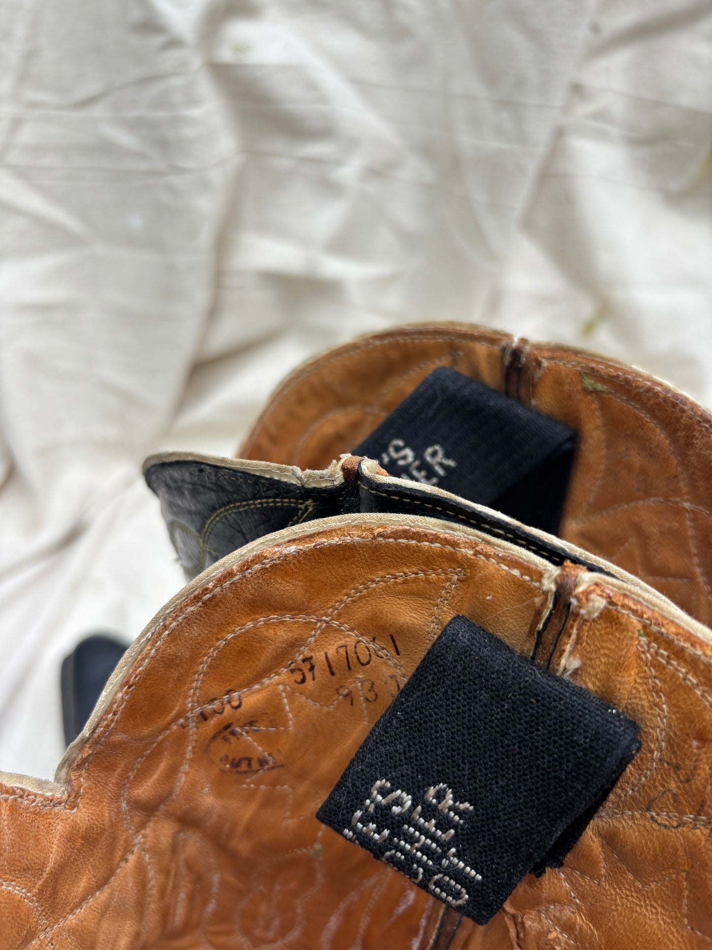 Frye 1940s inlay rancher boots men’s size 9.5/10