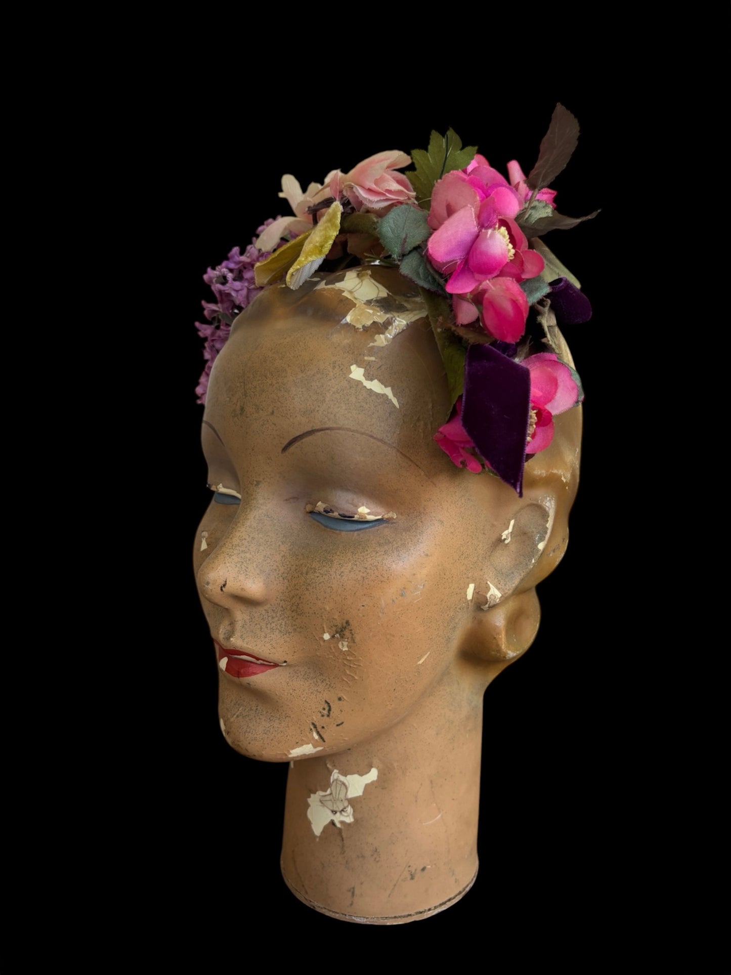 1950s enchanting floral crown