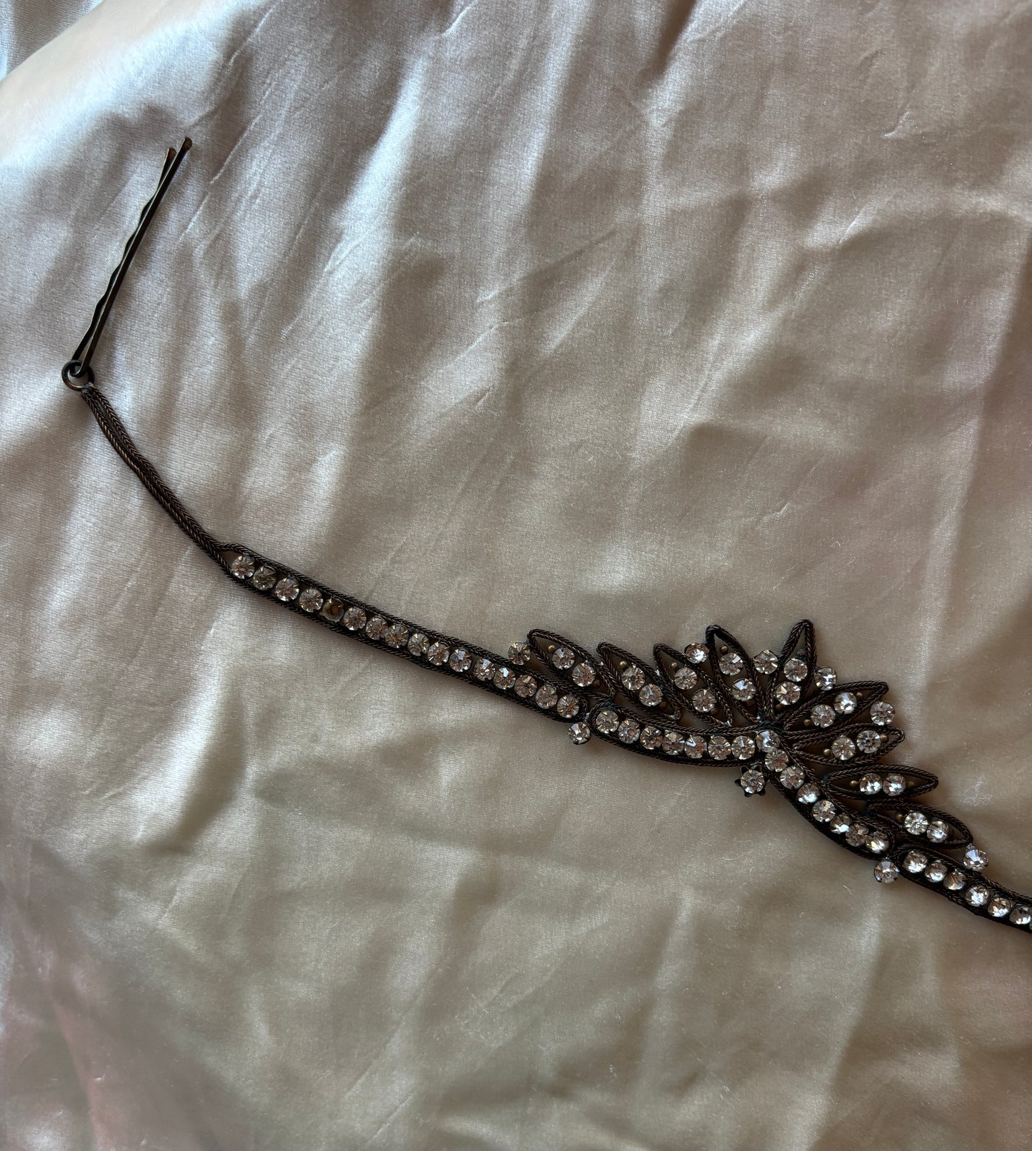 1920s diamanté headband crown