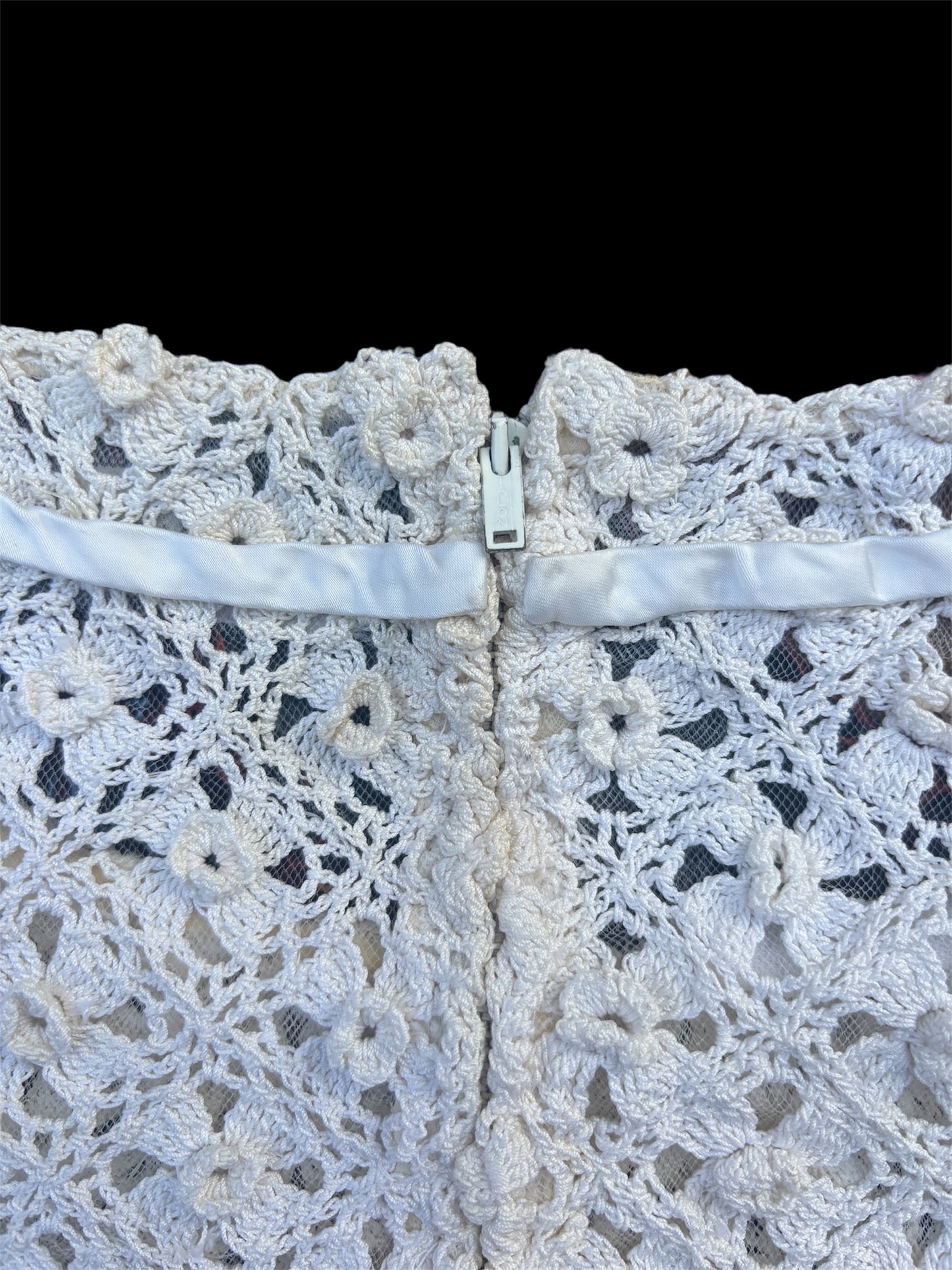 1950s Sybil Connolly Irish crochet couture blouse