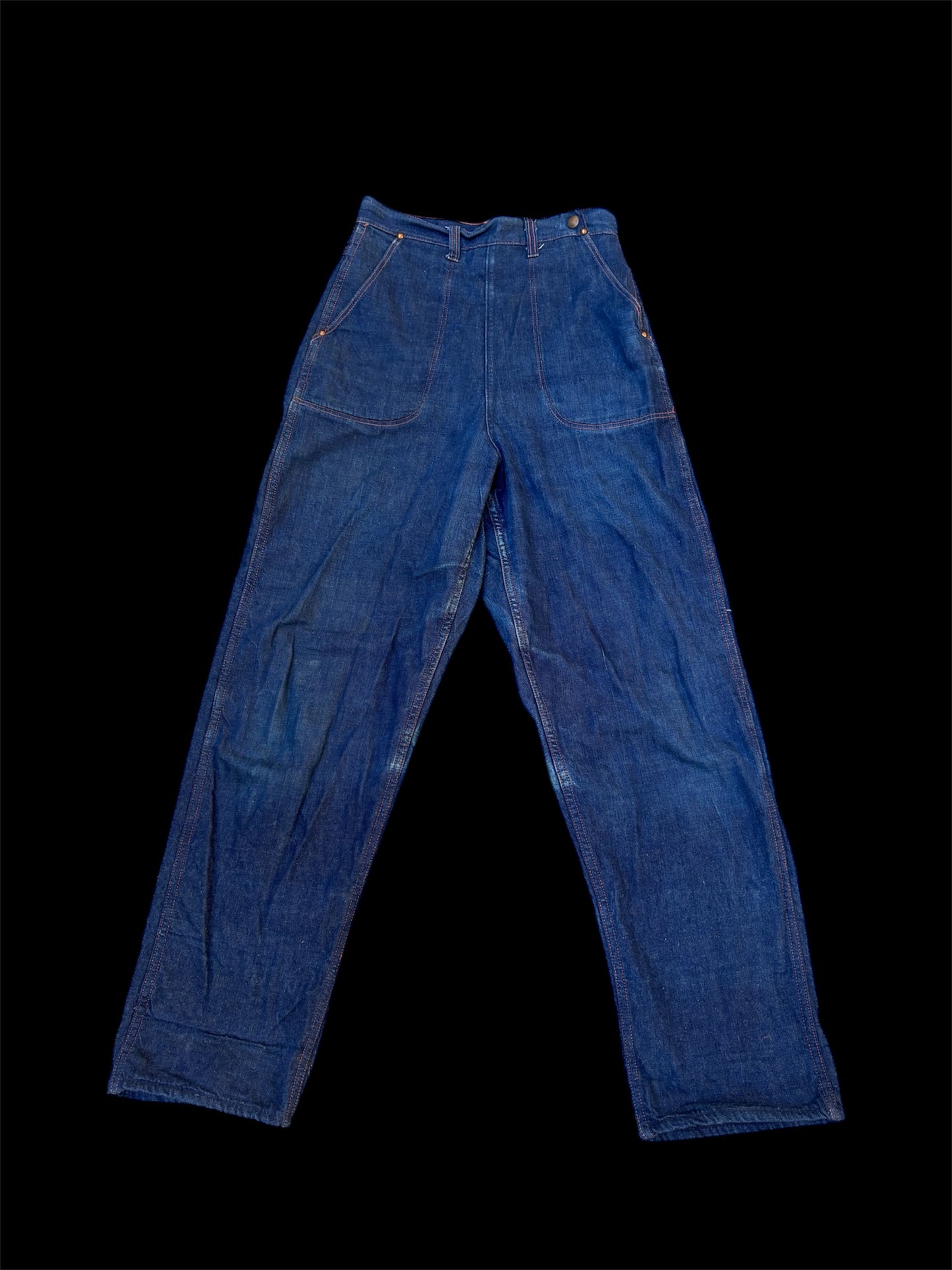 1950s flannel lined size zips 27/28