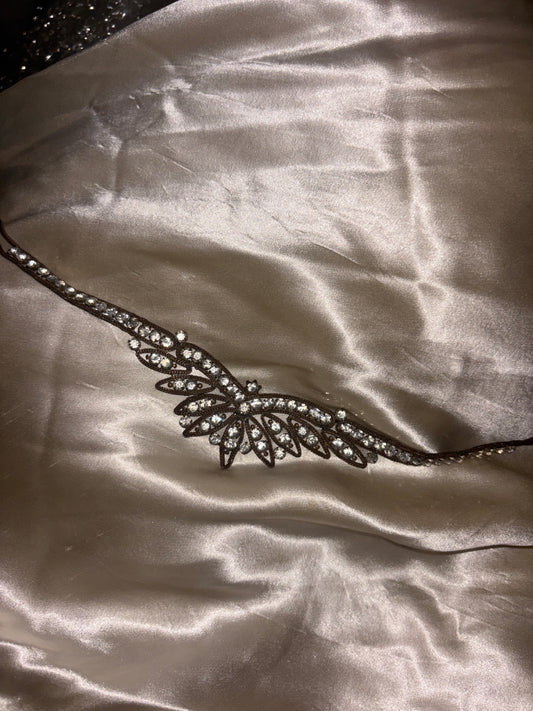 1920s diamanté headband crown