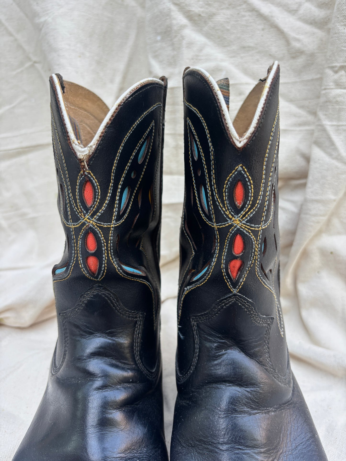 1950s mariposa inlay boots men’s size 9.5