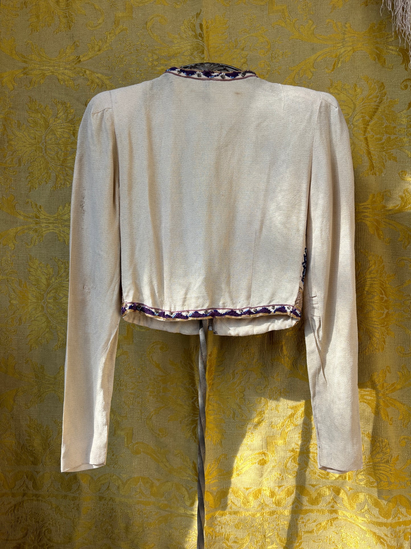 1930s beaded & embellished jacket