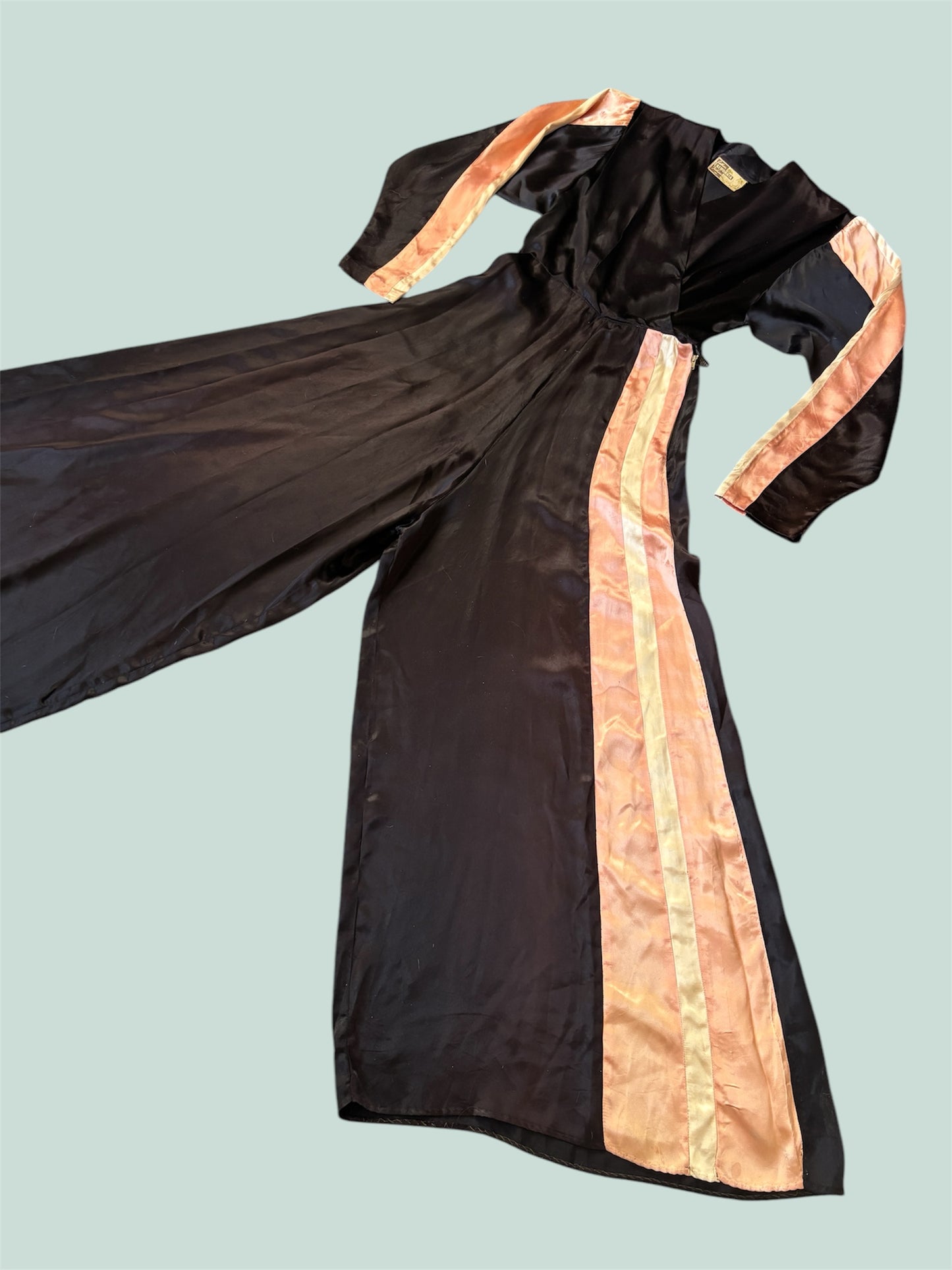1940s sportwear palazzo jumpsuit