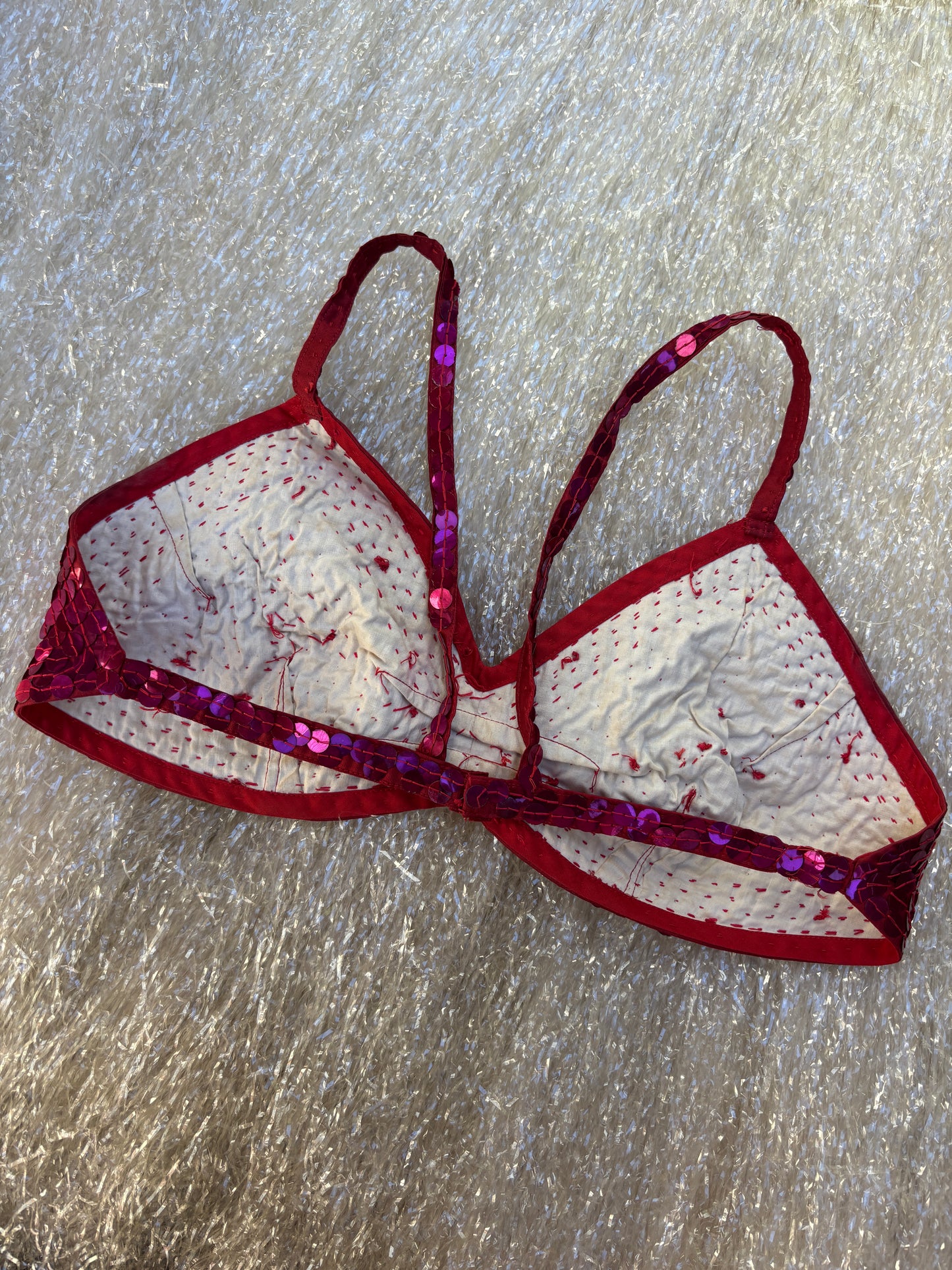 1930s sequined 7-piece showgirl ensemble