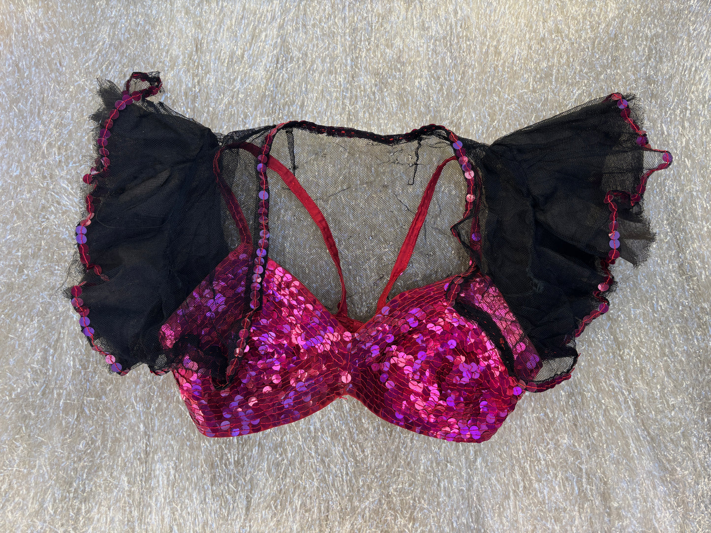 1930s sequined 7-piece showgirl ensemble