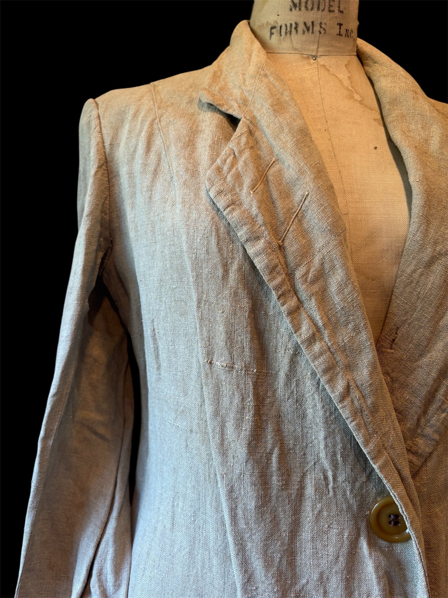 1910s/20s linen sportswear duster