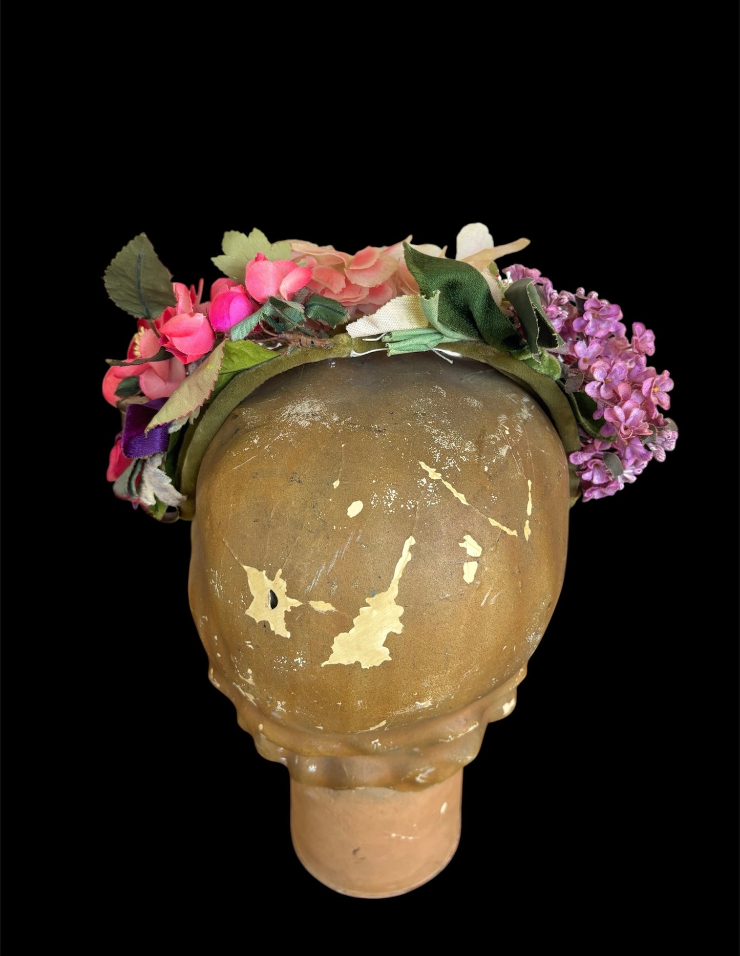 1950s enchanting floral crown