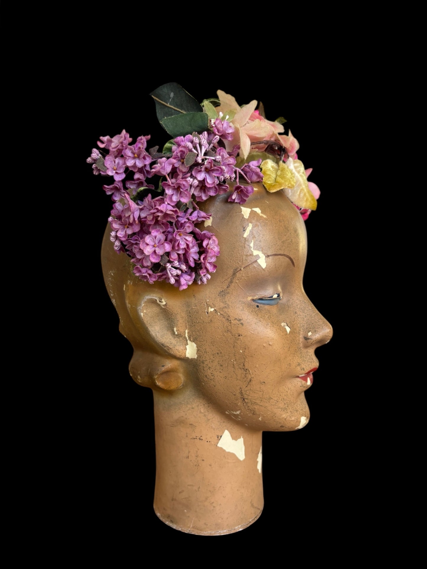 1950s enchanting floral crown