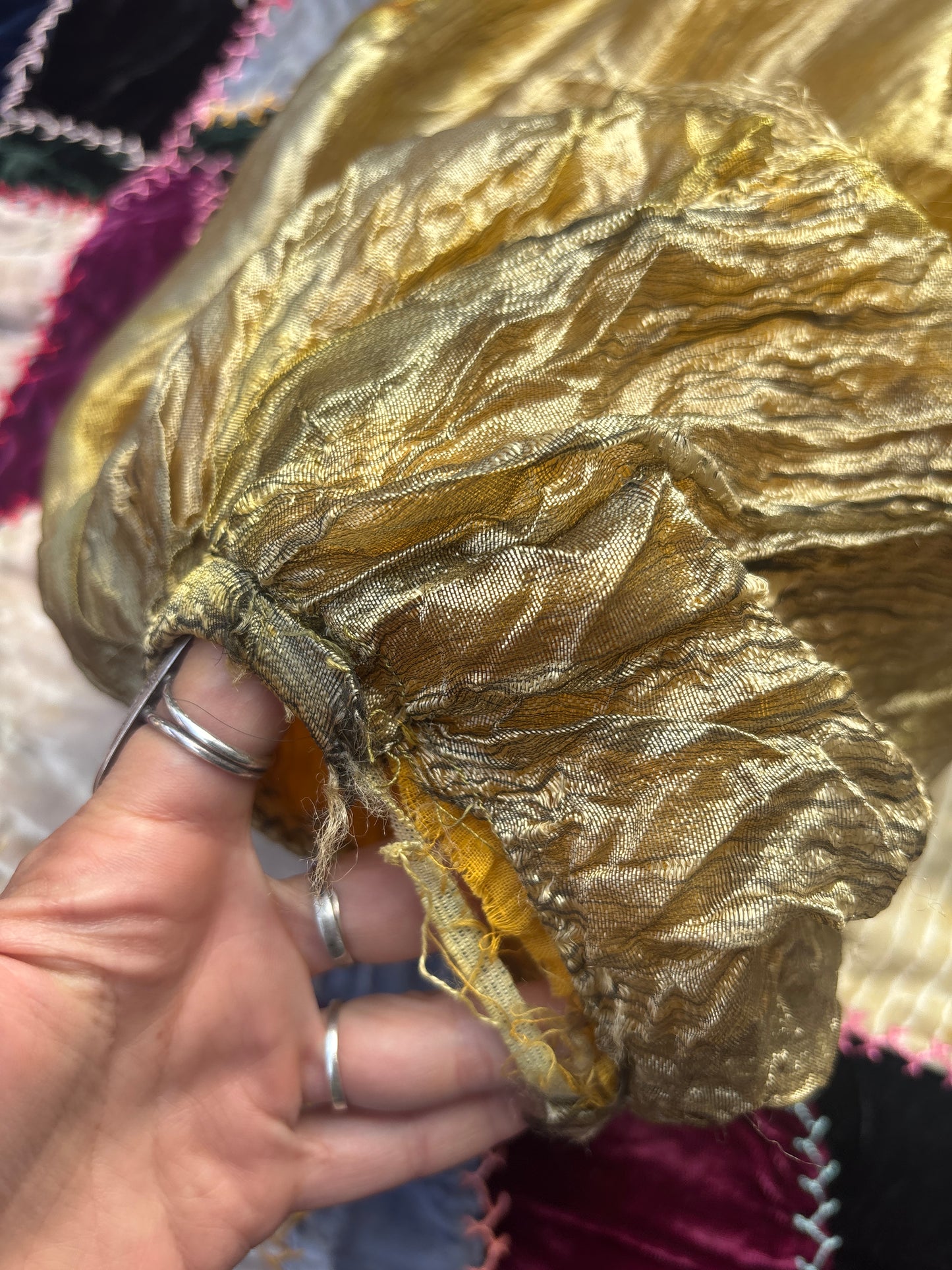 1930s gold genie/harem style jumpsuit