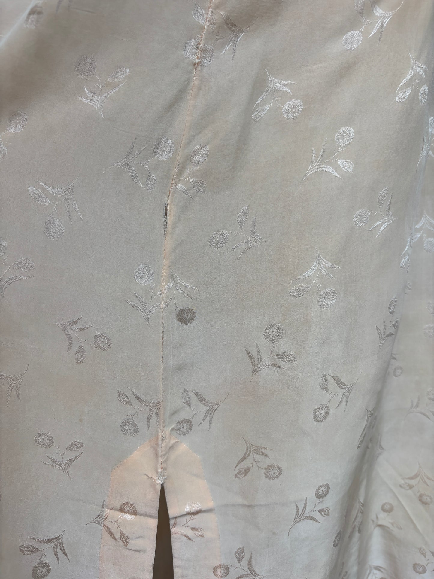 1930s blush pink pure silk slip dress