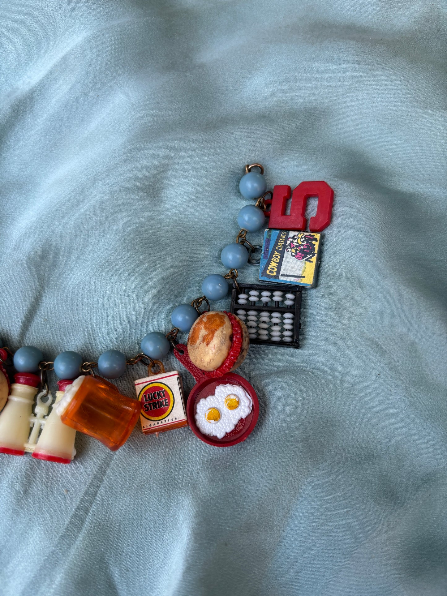 1960s “breakfast of champions” charm bracelet