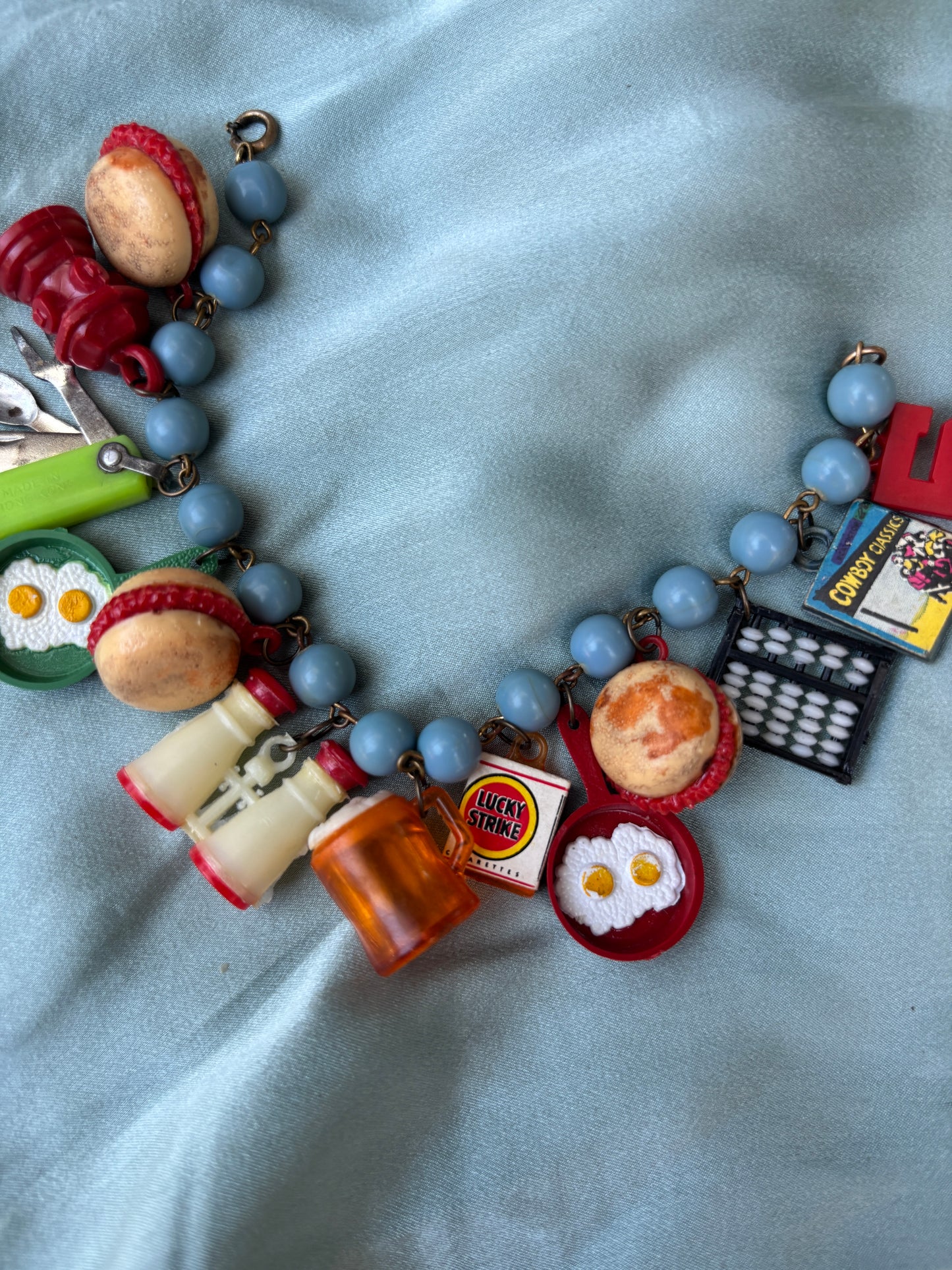 1960s “breakfast of champions” charm bracelet