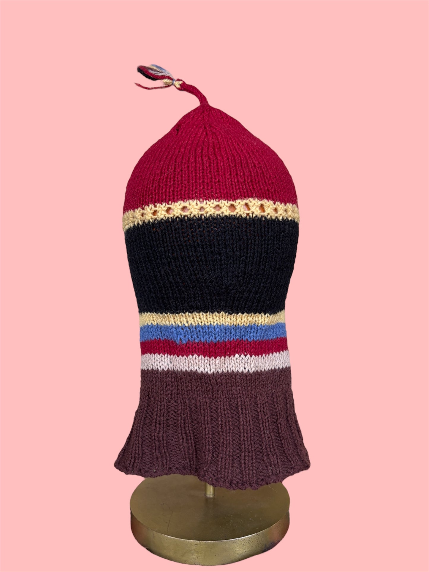 1930s wool knit ski mask