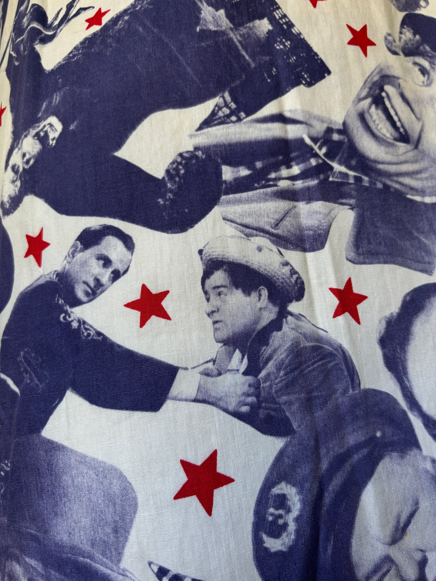 1960s Hollywood stars photo print shirt/dress