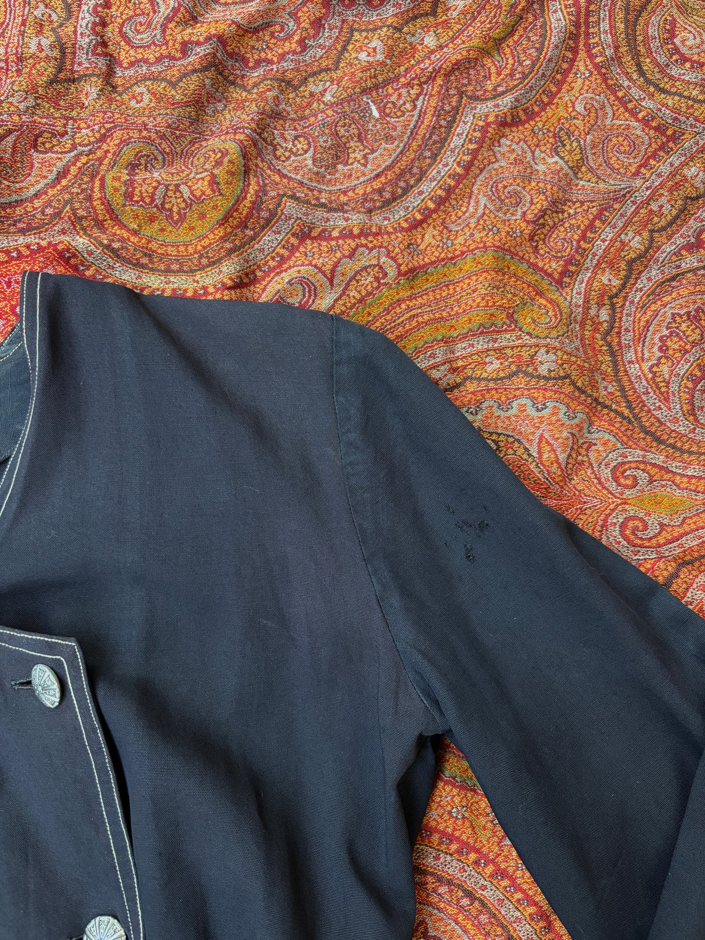 1940s cropped gabardine jacket