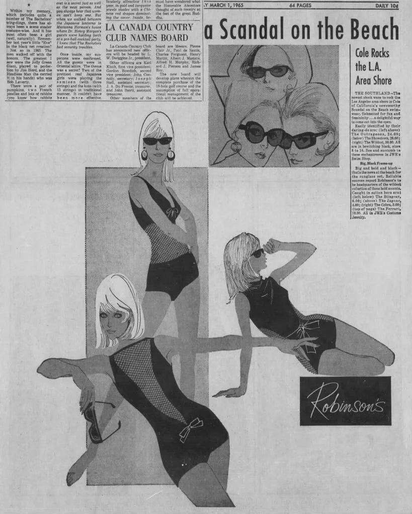 1964 Cole of California “Scandal Suit”