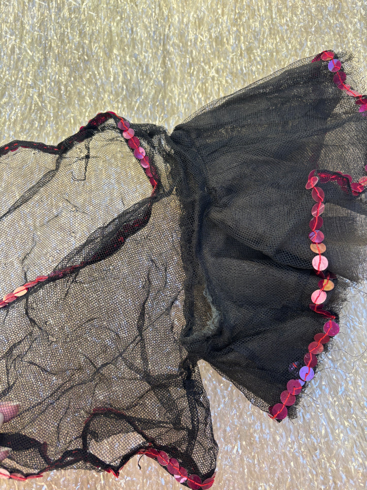 1930s sequined 7-piece showgirl ensemble