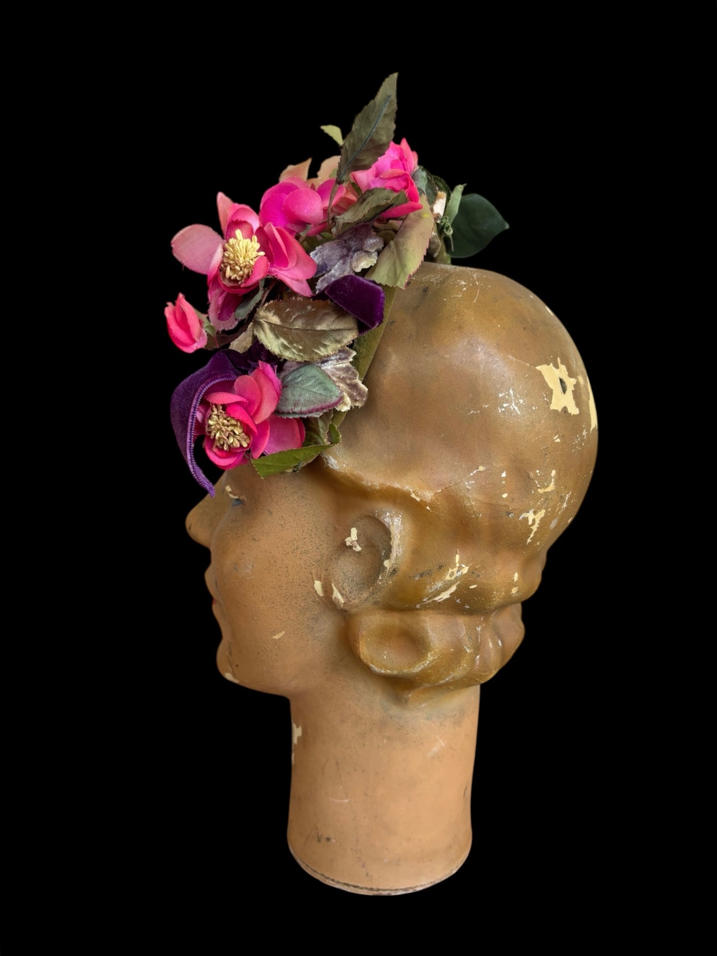 1950s enchanting floral crown