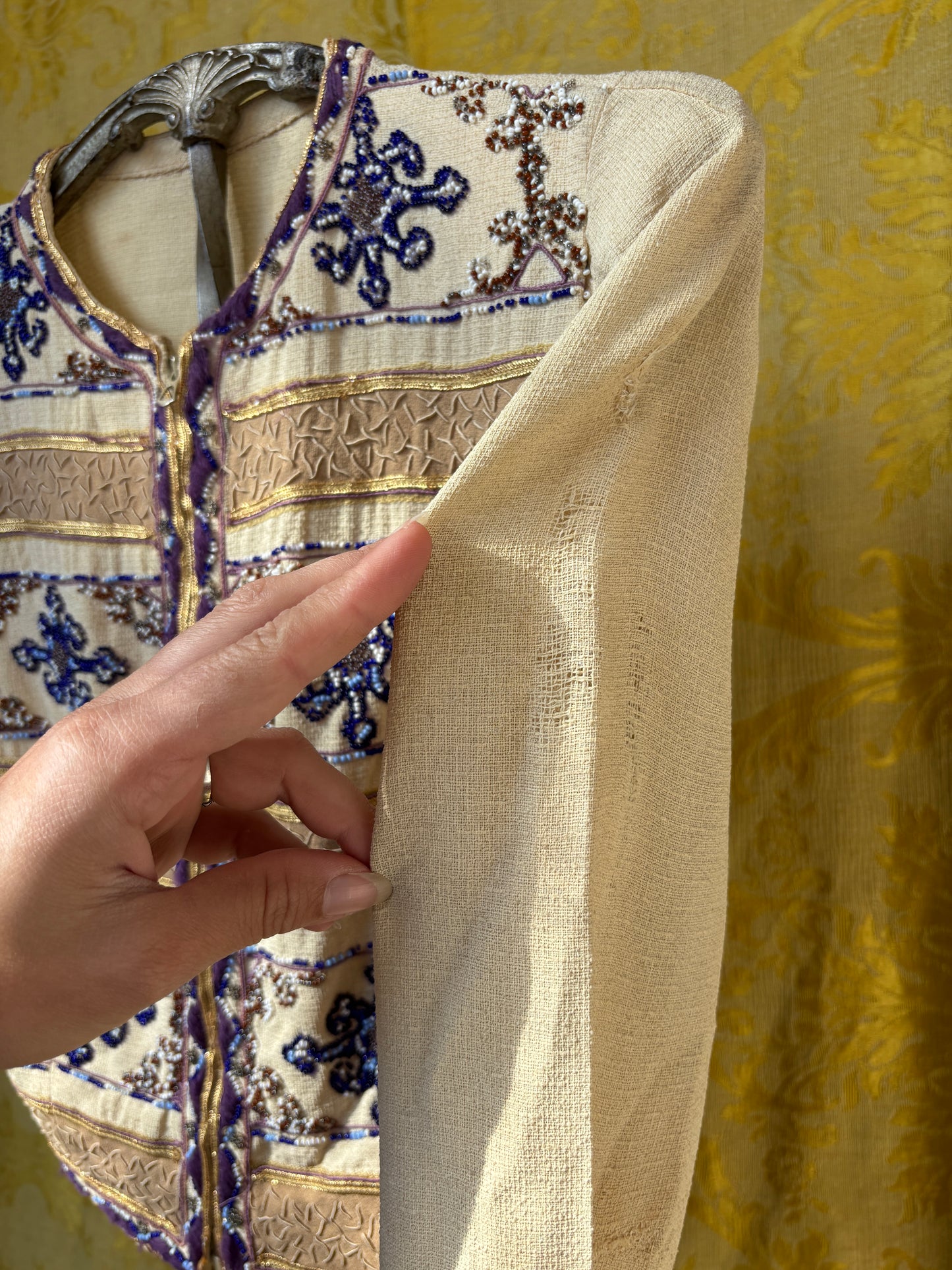 1930s beaded & embellished jacket
